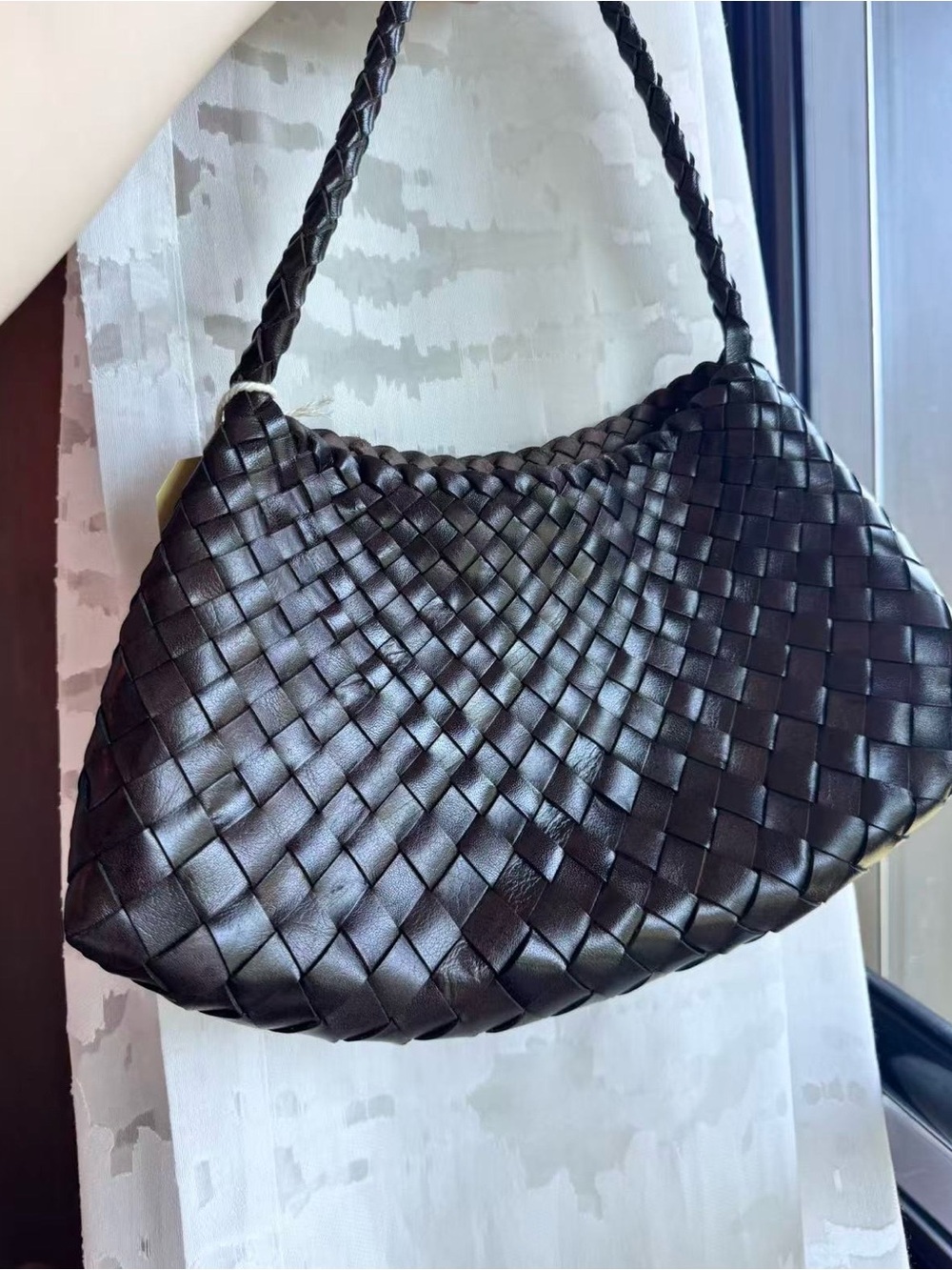 Dragon diffusion Rosanna Shoulder Bag in Dark Brown - Picture 5 of 9